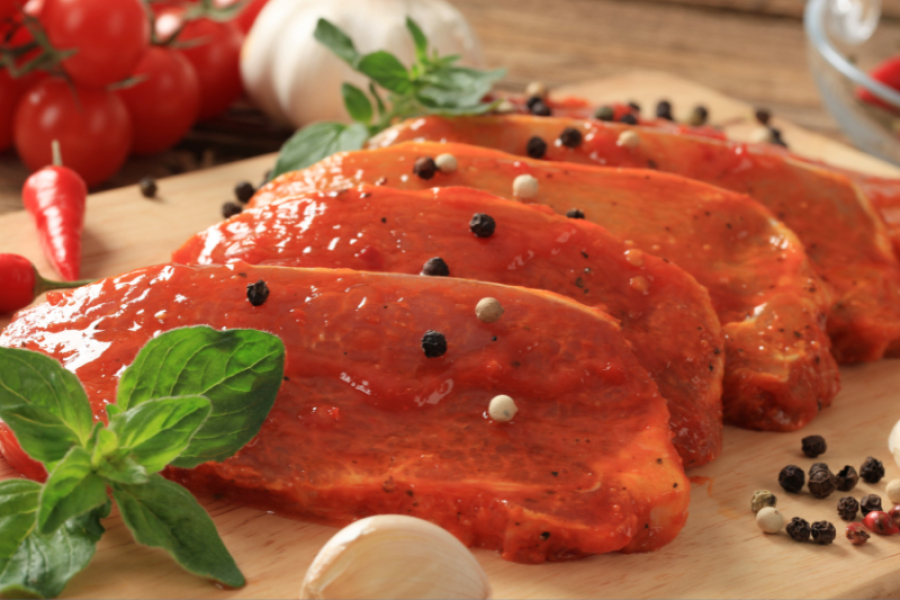 เครื่องครัวที่ใช้ล้างไส้หมูให้ปลอดกลิ่นติดคาว