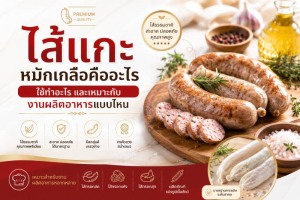 ไส้แกะหมักเกลือคืออะไร ใช้ทำอะไร และเหมาะกับงานผลิตอาหารแบบไหน