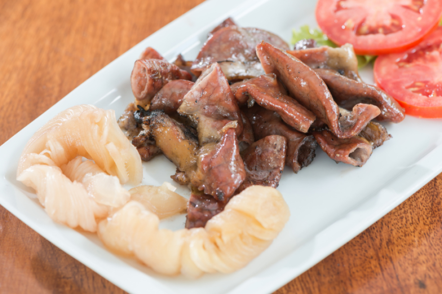 เทคนิคทำความสะอาดไส้หมูสำหรับทำก๋วยจั๊บและไส้อั่ว